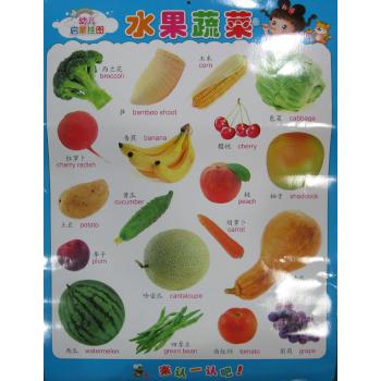 幼儿启蒙挂图水果蔬菜