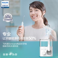 飞利浦(Philips) 电动冲牙器 洁牙器家用成人洗牙器水牙线 口腔工具 HX3911/41四种模式便携式 