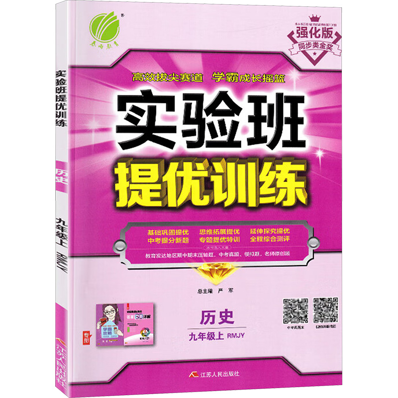  实验班提优训练 历史九年级上 RMJY 强化版 