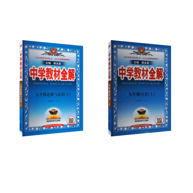  暂(线上用)AI课标政史9上(人教版)/中学教材全解 