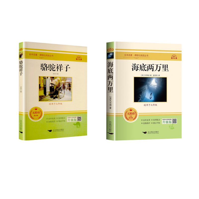  海底两万里（无障碍学生精读版）+骆驼祥子 